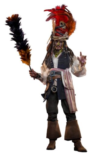 Pirates of the Caribbean: Dead Man's Chest Akció DX Figura 1/6 Pelegostos Chief Jack Sparrow 30 cm Pirates of the Caribbean: Dead Man's Chest Akció DX Figura 1/6 Pelegostos Chief Jack Sparrow 30 cm