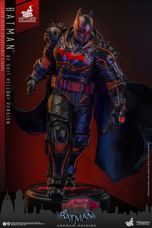 Batman Arkham Origins Videogame Masterpiece Akció Figura 1/6 XE Suit Hellbat Version Hot Toys Exclusive 33 cm