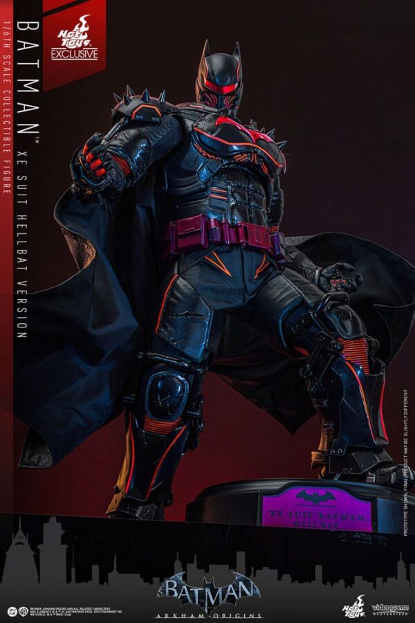 Batman Arkham Origins Videogame Masterpiece Akció Figura 1/6 XE Suit Hellbat Version Hot Toys Exclusive 33 cm