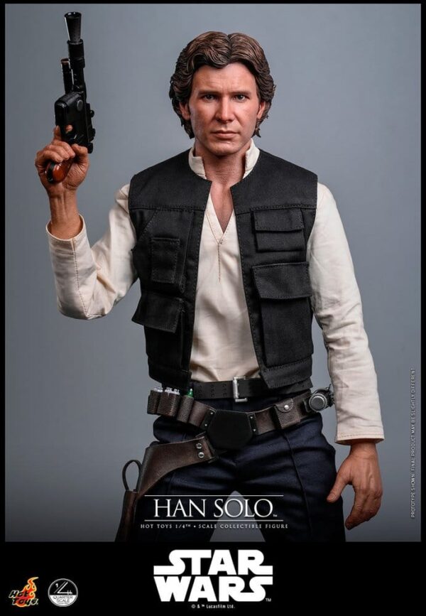 Star Wars Episode IV Akció Figura 1/4 Han Solo 46 cm Star Wars Episode IV Akció Figura 1/4 Han Solo 46 cm