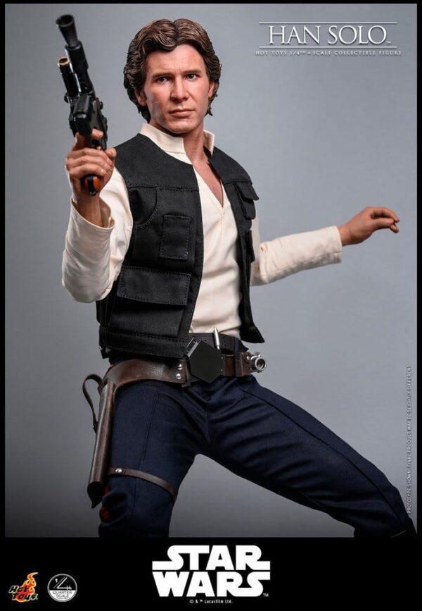 Star Wars Episode IV Akció Figura 1/4 Han Solo 46 cm Star Wars Episode IV Akció Figura 1/4 Han Solo 46 cm