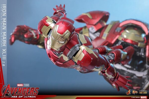 Avengers: Age of Ultron Movie Masterpiece Diecast Akció Figura 1/6 Iron Man Mark XLIII (2.0) 32 cm