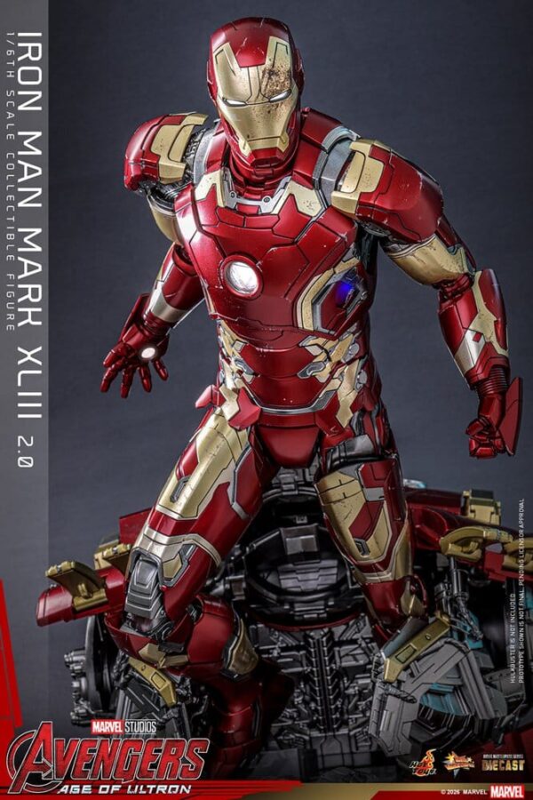 Avengers: Age of Ultron Movie Masterpiece Diecast Akció Figura 1/6 Iron Man Mark XLIII (2.0) 32 cm