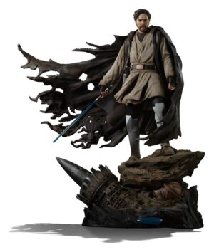 Star Wars Legacy Replika Szobor 1/4 Obi-Wan Signatures 66 cm