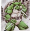 Teenage Mutant Ninja Turtles Page Punchers Akció Figura (Black White & Green) (Red Platinum Edition) 13 cm