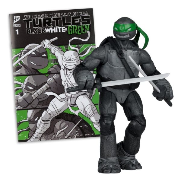 Teenage Mutant Ninja Turtles Page Punchers Akció Figura Leonardo (Black White & Green) (Red Platinum Edition) 13 cm Teenage Mutant Ninja Turtles Page Punchers Akció Figura Leonardo (Black White & Green) (Red Platinum Edition) 13 cm