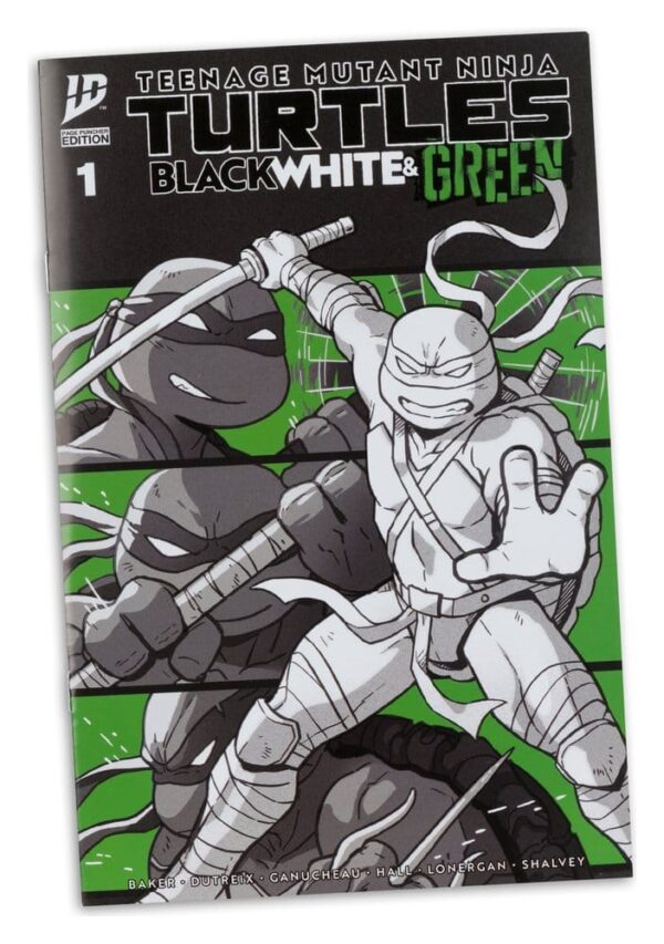 Teenage Mutant Ninja Turtles Page Punchers Akció Figura Leonardo (Black White & Green) (Red Platinum Edition) 13 cm Teenage Mutant Ninja Turtles Page Punchers Akció Figura Leonardo (Black White & Green) (Red Platinum Edition) 13 cm