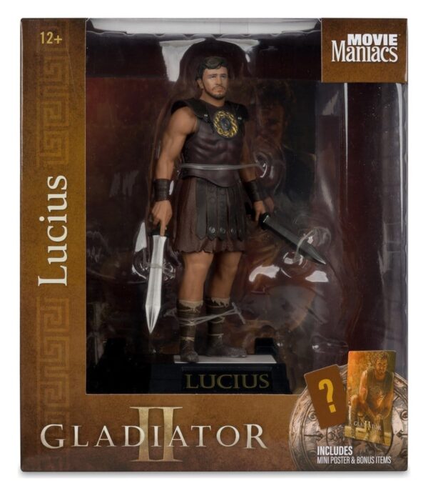 Gladiator II Movie Maniacs Akció Figura Lucius 16 cm