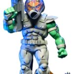 Teenage Mutant Ninja Turtles (Mirage Comics) Akció Figura Shock Commando Triceraton 18 cm