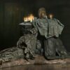 Friday the 13th: The Game Diorama Trenchcoat with Spikes Inferno Room Deluxe Set