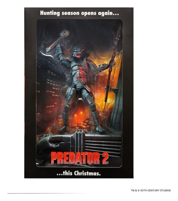 Predator 2 Akció Figura City Hunter Poster Series 18 cm