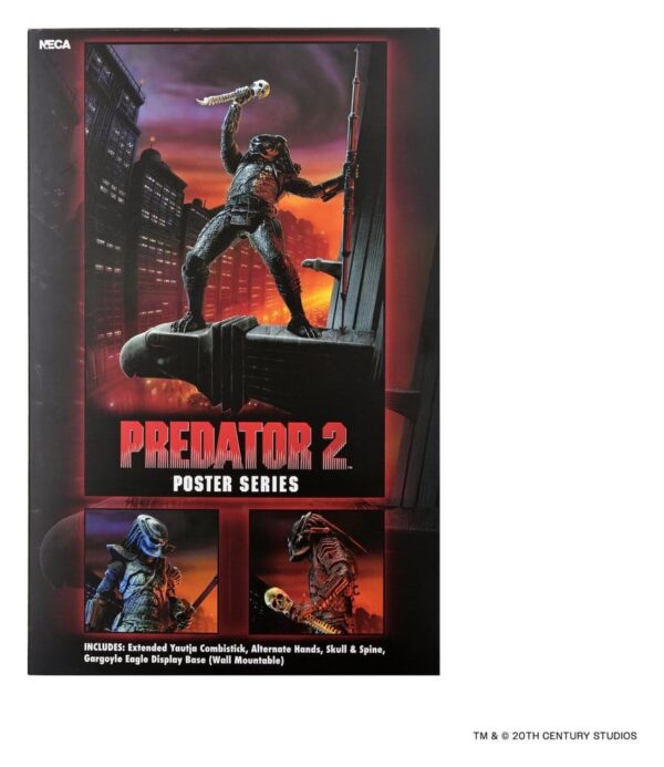 Predator 2 Akció Figura City Hunter Poster Series 18 cm