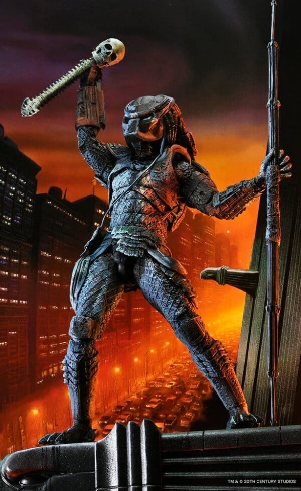 Predator 2 Akció Figura City Hunter Poster Series 18 cm