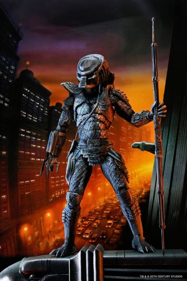 Predator 2 Akció Figura City Hunter Poster Series 18 cm