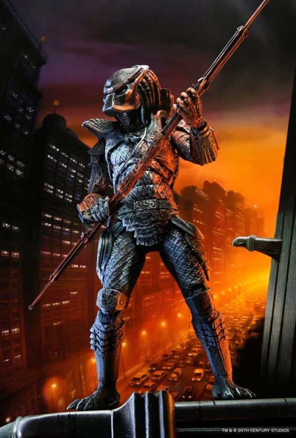 Predator 2 Akció Figura City Hunter Poster Series 18 cm