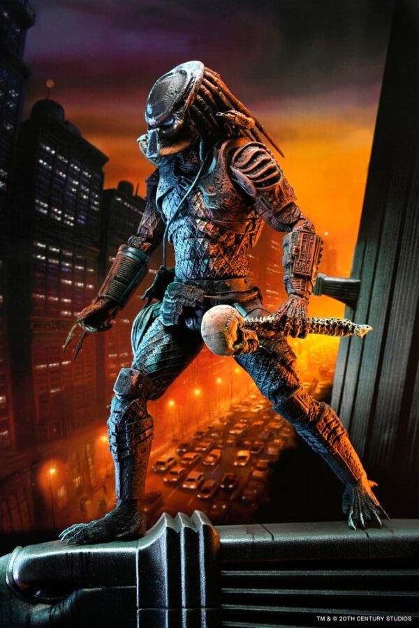 Predator 2 Akció Figura City Hunter Poster Series 18 cm