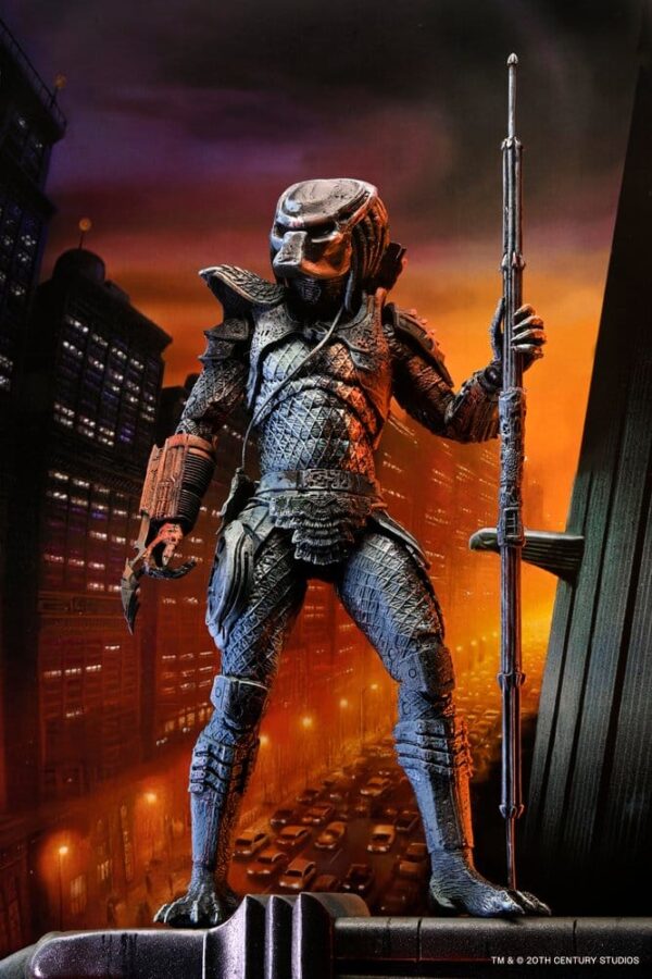Predator 2 Akció Figura City Hunter Poster Series 18 cm