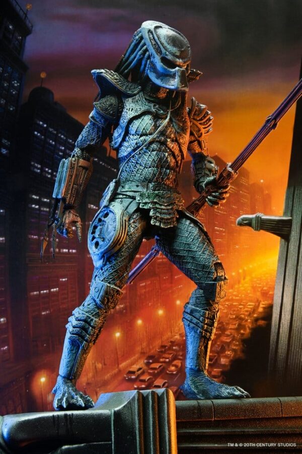 Predator 2 Akció Figura City Hunter Poster Series 18 cm