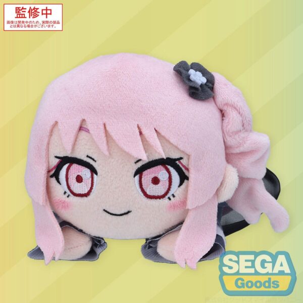 COLORFUL STAGE! The Movie: A Miku Who Can't Sing Nesoberi Lay-Down Plüss Figura Akiyama Mizuki 16 cm