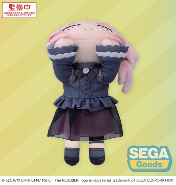 COLORFUL STAGE! The Movie: A Miku Who Can't Sing Nesoberi Lay-Down Plüss Figura Akiyama Mizuki 16 cm