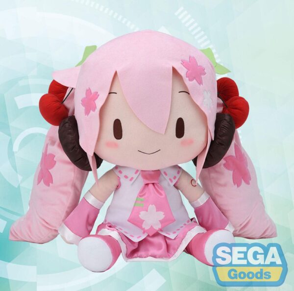Character Vocal Series 01: Hatsune Miku Fuwa Petit Plüss Figura Sakura Miku Dodeka Jumbo 50 cm