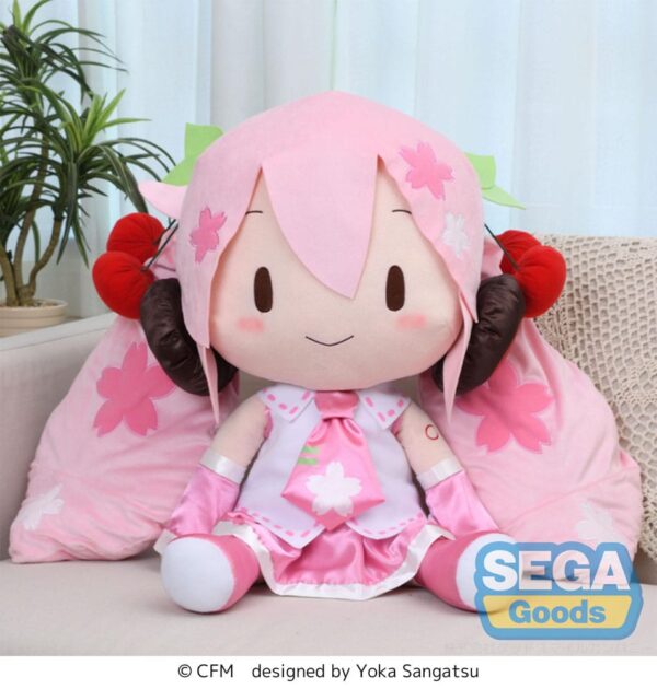 Character Vocal Series 01: Hatsune Miku Fuwa Petit Plüss Figura Sakura Miku Dodeka Jumbo 50 cm