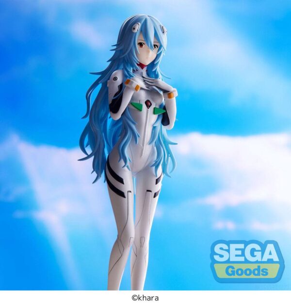 Evangelion: 3.0+1.0 Thrice Upon a Time SPM PVC Szobor Rei Ayanami Long Hair Ver. 21 cm