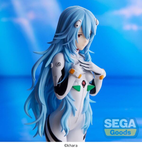 Evangelion: 3.0+1.0 Thrice Upon a Time SPM PVC Szobor Rei Ayanami Long Hair Ver. 21 cm