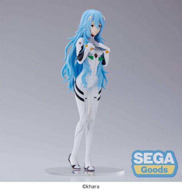 Evangelion: 3.0+1.0 Thrice Upon a Time SPM PVC Szobor Rei Ayanami Long Hair Ver. 21 cm