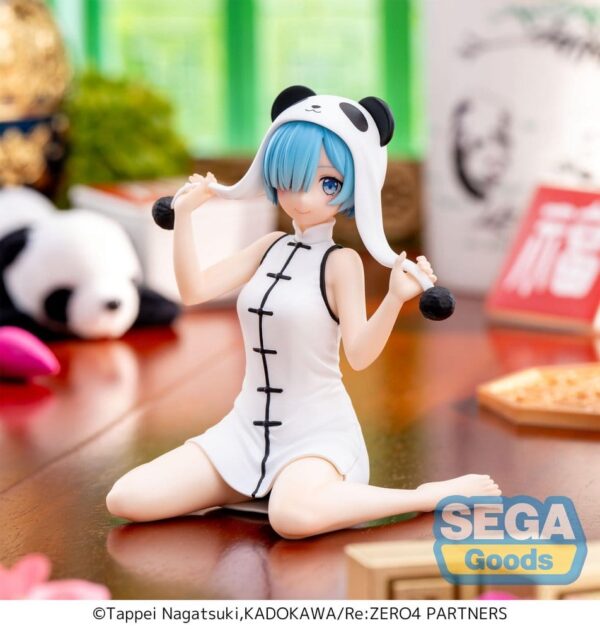 Re:Zero Starting Life in Another World Yumemirize PVC Szobor Rem Panda 11 cm