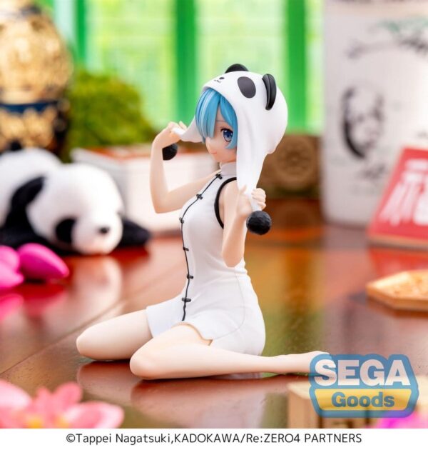 Re:Zero Starting Life in Another World Yumemirize PVC Szobor Rem Panda 11 cm