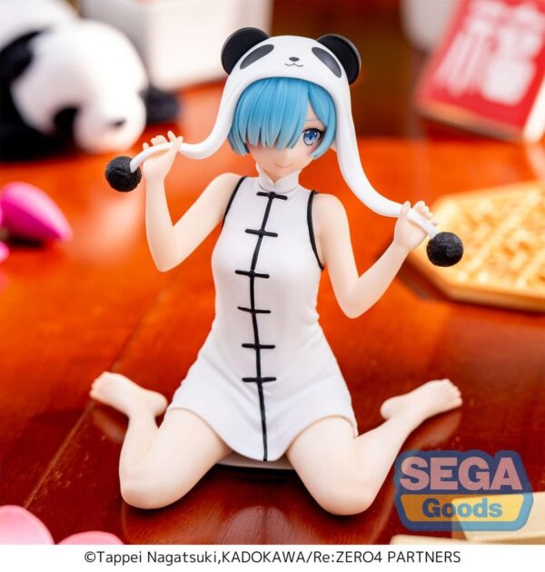 Re:Zero Starting Life in Another World Yumemirize PVC Szobor Rem Panda 11 cm