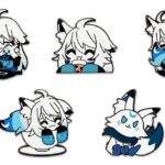 VTuber Kitűző csomag MysticLight 3 cm (6)