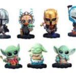 Star Wars The Mandalorian Cosbi Mini Figuras 8 cm Blind Box Display (8)