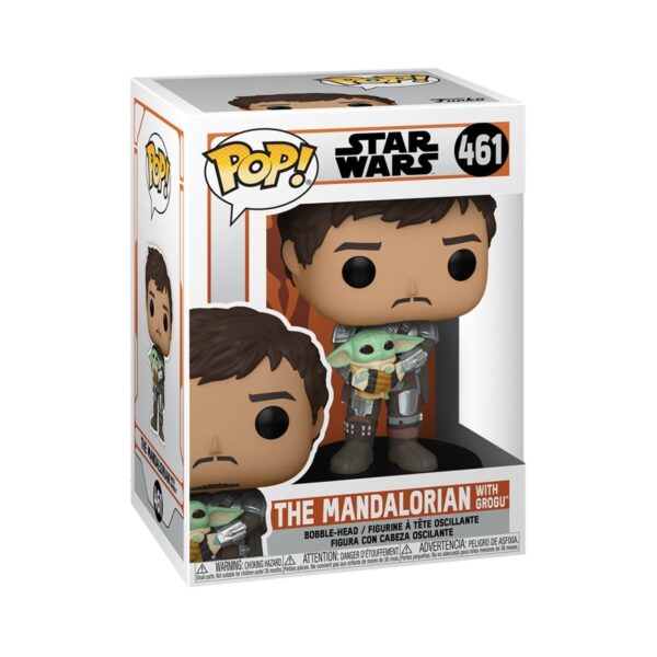 Funko POP! The Mandalorian - The Mandalorian With Grogu (461)