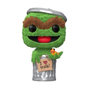 Funko POP! 123 Sesame Street - Oscar the Grouch (Flocked) (Special Edition) (1793)