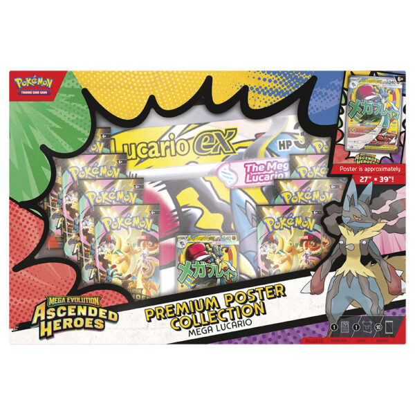 Pokemon Mega Evolution Ascended Heroes Premium Poster Collection