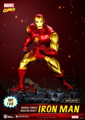 Marvel Comics Master Craft Szobor Iron Man 29 cm