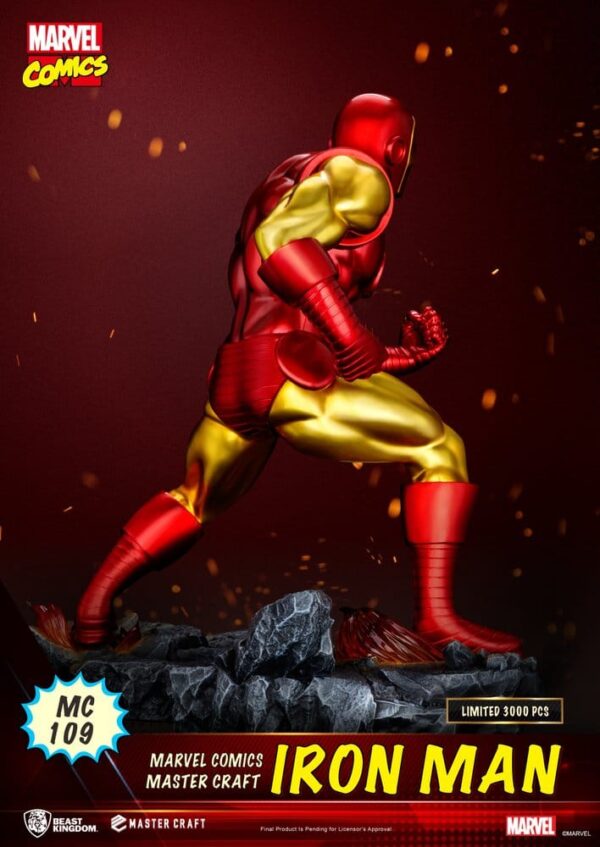 Marvel Comics Master Craft Szobor Iron Man 29 cm