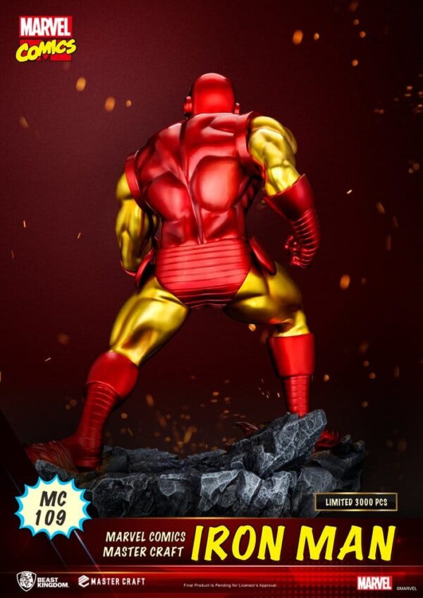 Marvel Comics Master Craft Szobor Iron Man 29 cm