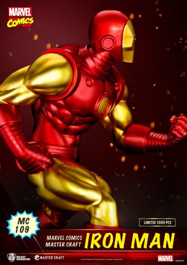 Marvel Comics Master Craft Szobor Iron Man 29 cm