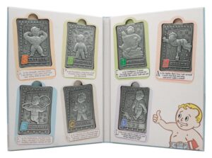 Fallout Ingots with Album S.P.E.C.I.A.L. Perk Card Collector’s Album