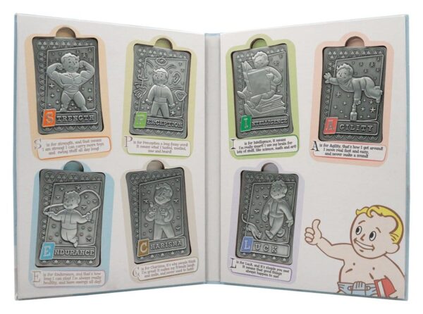 Fallout Ingots with Album S.P.E.C.I.A.L. Perk Card Collector’s Album