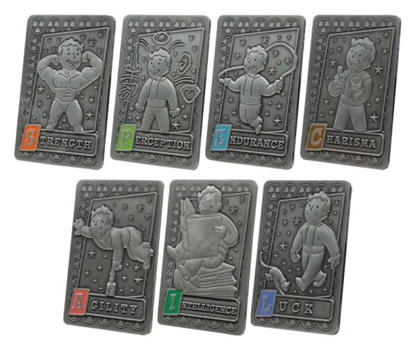 Fallout Ingots with Album S.P.E.C.I.A.L. Perk Card Collector’s Album