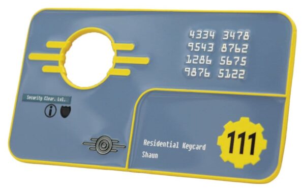 Fallout Replika Security Keycard Vault 111 Limited Edition 11 cm