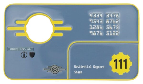 Fallout Replika Security Keycard Vault 111 Limited Edition 11 cm