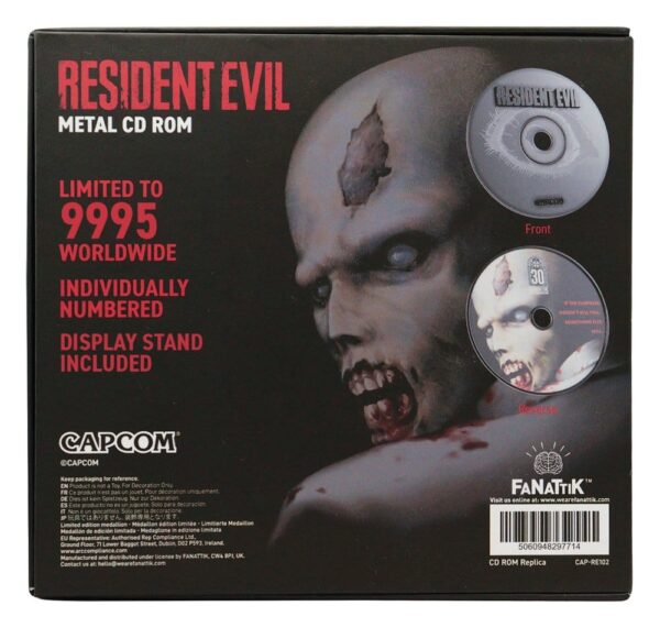 Resident Evil Replika CD-ROM 30th Anniversary Limited Edition 11 cm