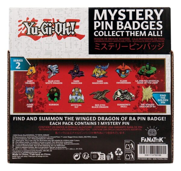 Yu-Gi-Oh! Mystery Kitűzős Volume 2 Blind Box Display (12)