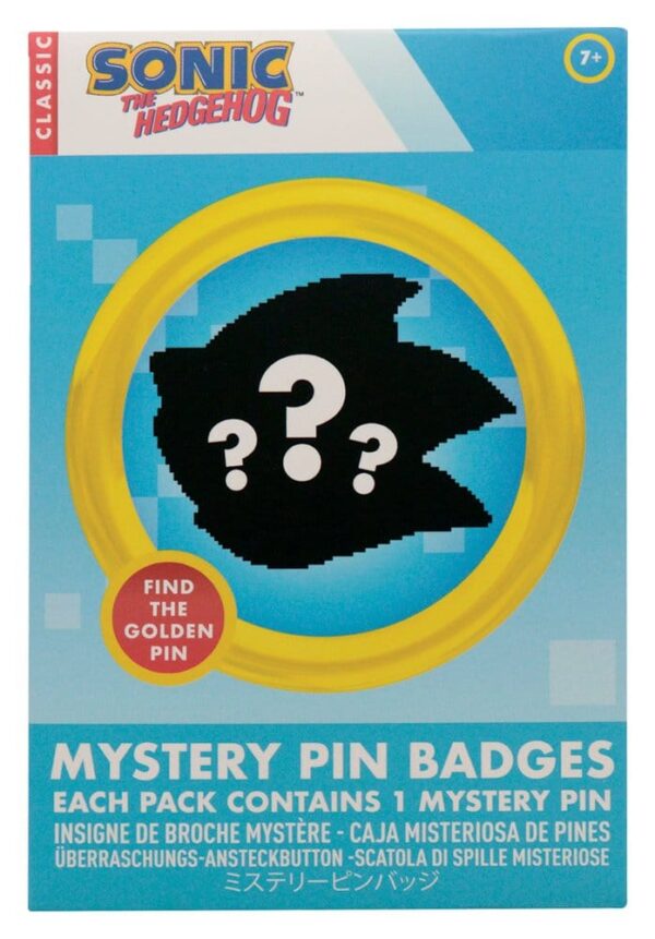 Sonic The Hedgehog Mystery Kitűzős Blind Box Display (12)