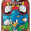 Sonic The Hedgehog Ingot Stained Glass Window Style 60 cm